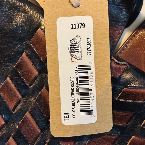 BEDSTU TEJI LEATHER BACKPACK - BLACK TEAK RUSTIC New with Tags and Dust Bag - Picture 14 of 16